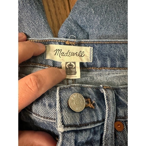 Madewell high-rise denim mid-length shorts women’s size 26 - Picture 7 of 9